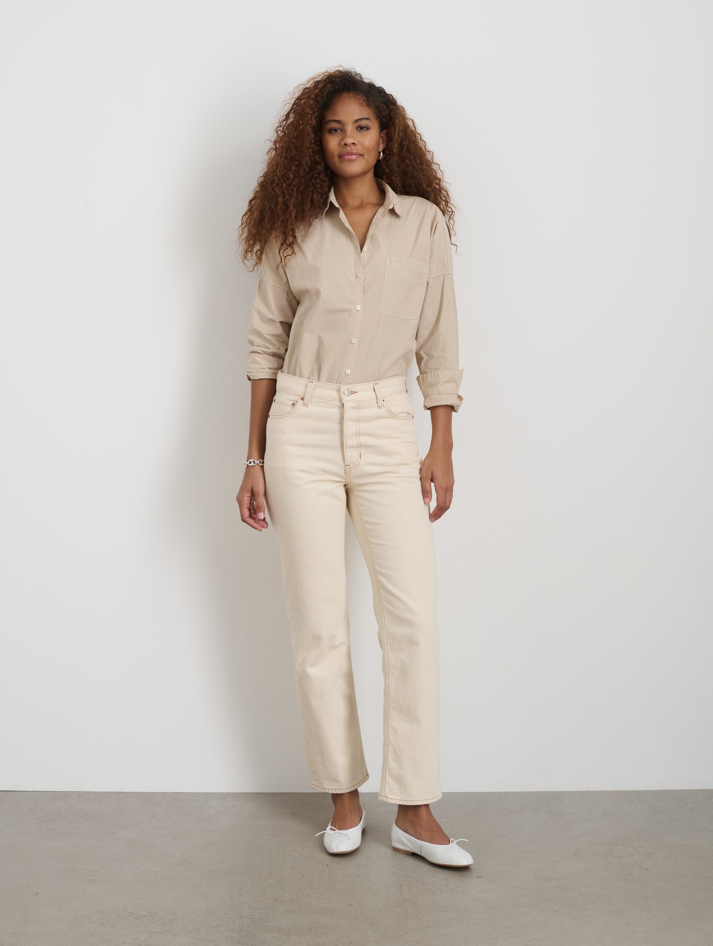 Jo Shirt In Cotton Poplin