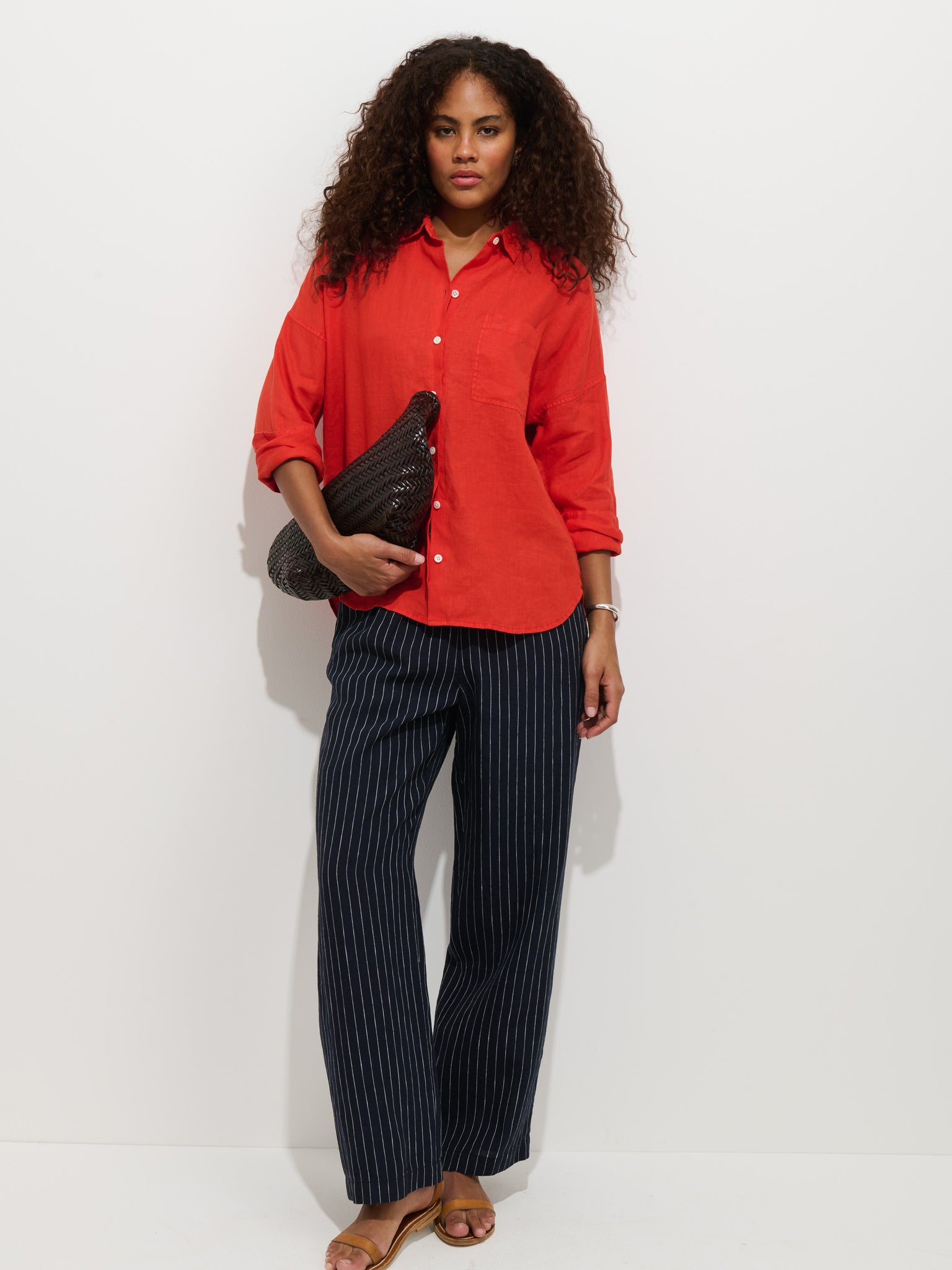 The Jo Shirt In Linen