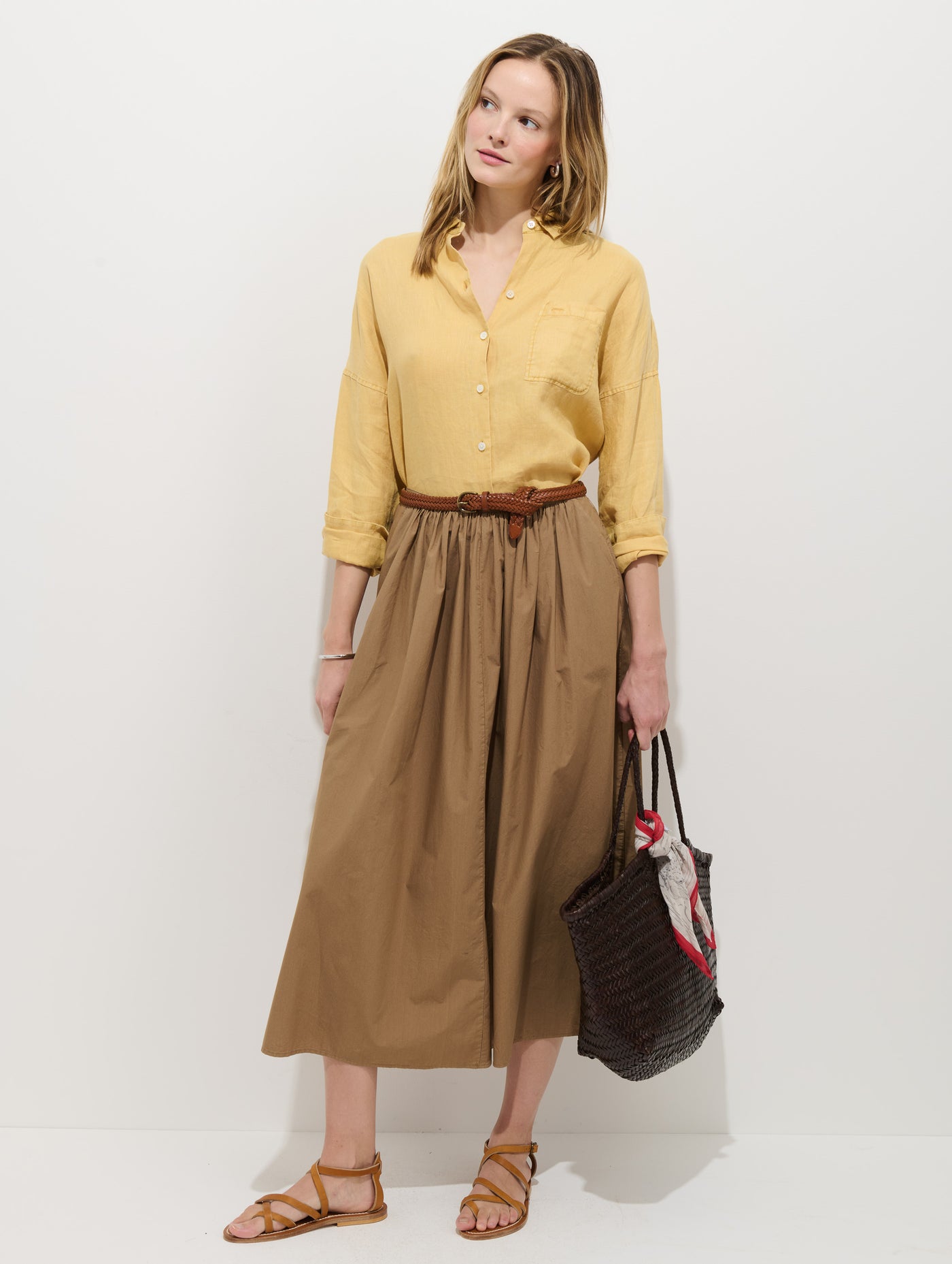 The Jo Shirt In Linen