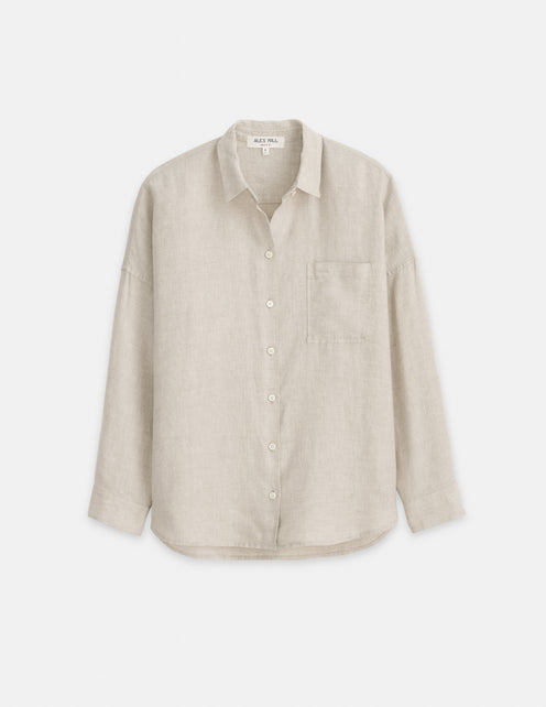 Jo Shirt In Flax Linen