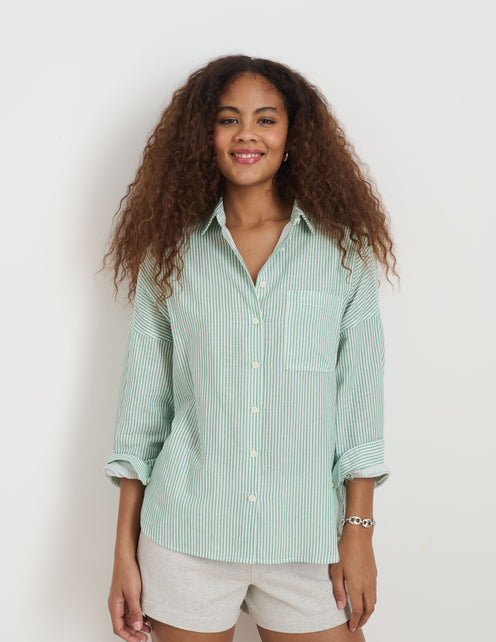 Jo Shirt In Double Gauze