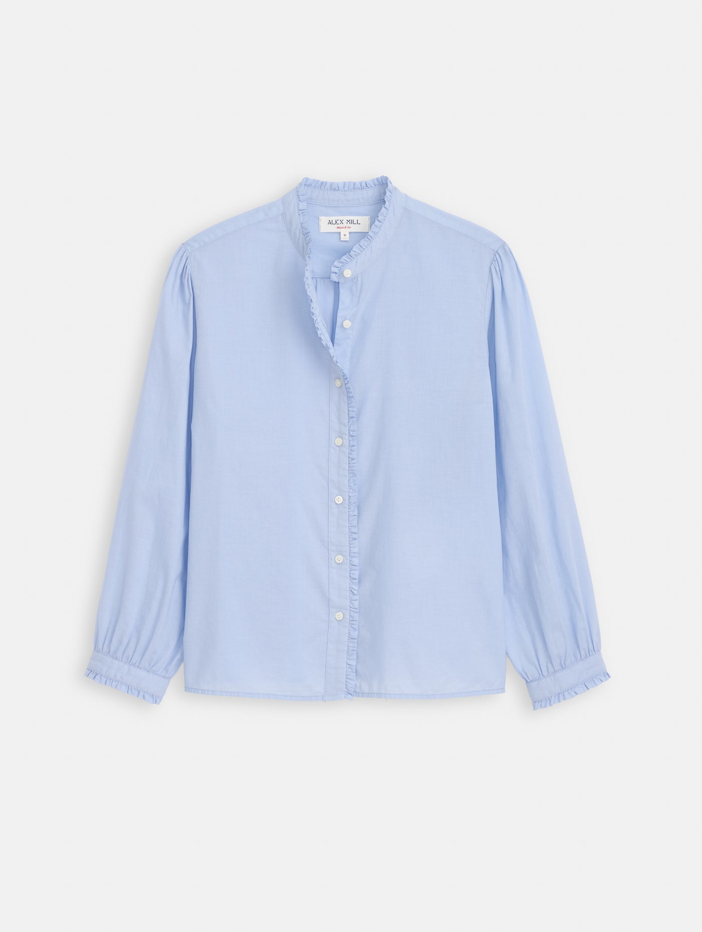 Chantilly Ruffle Shirt In Cotton Voile