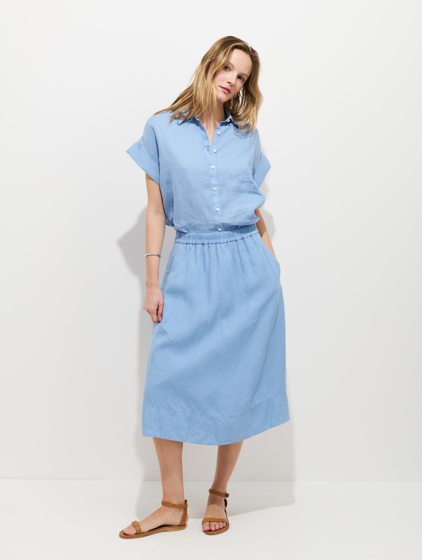 Maddie Blouse In Linen