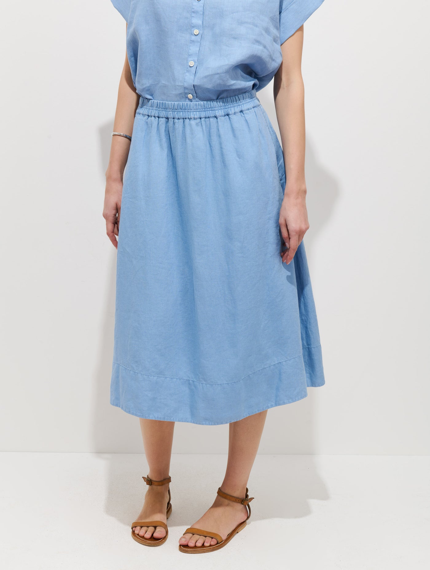 Maddie Skirt In Linen