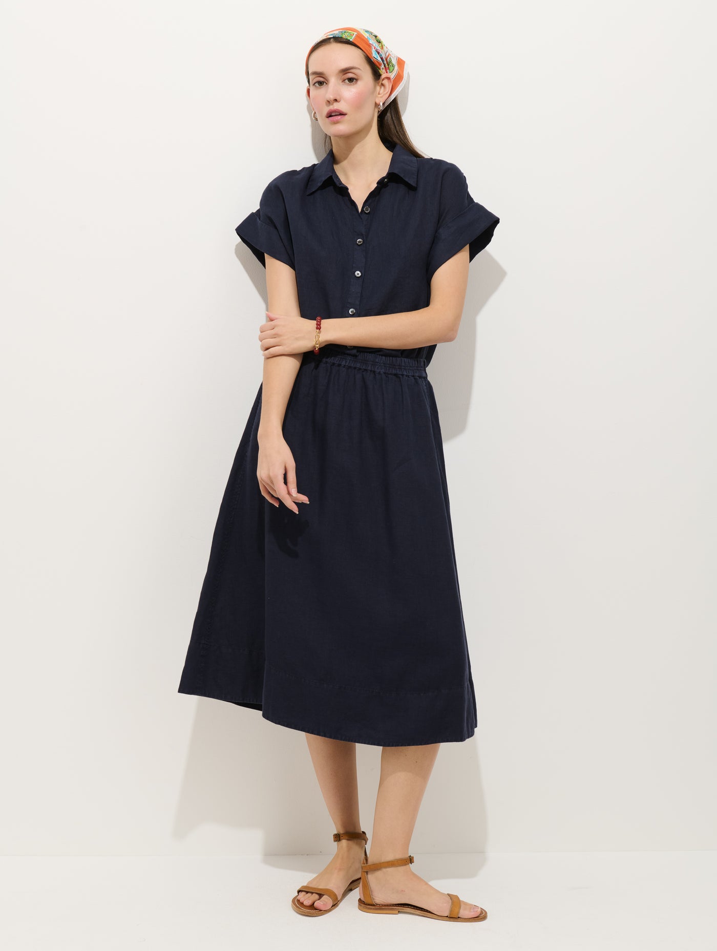 Maddie Skirt In Linen