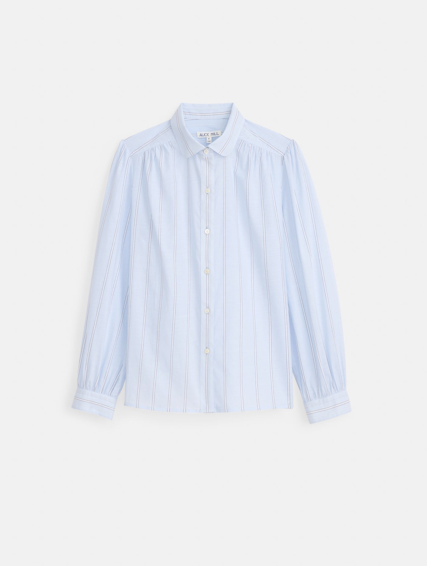 Hannah Striped Shirt In Cotton Voile