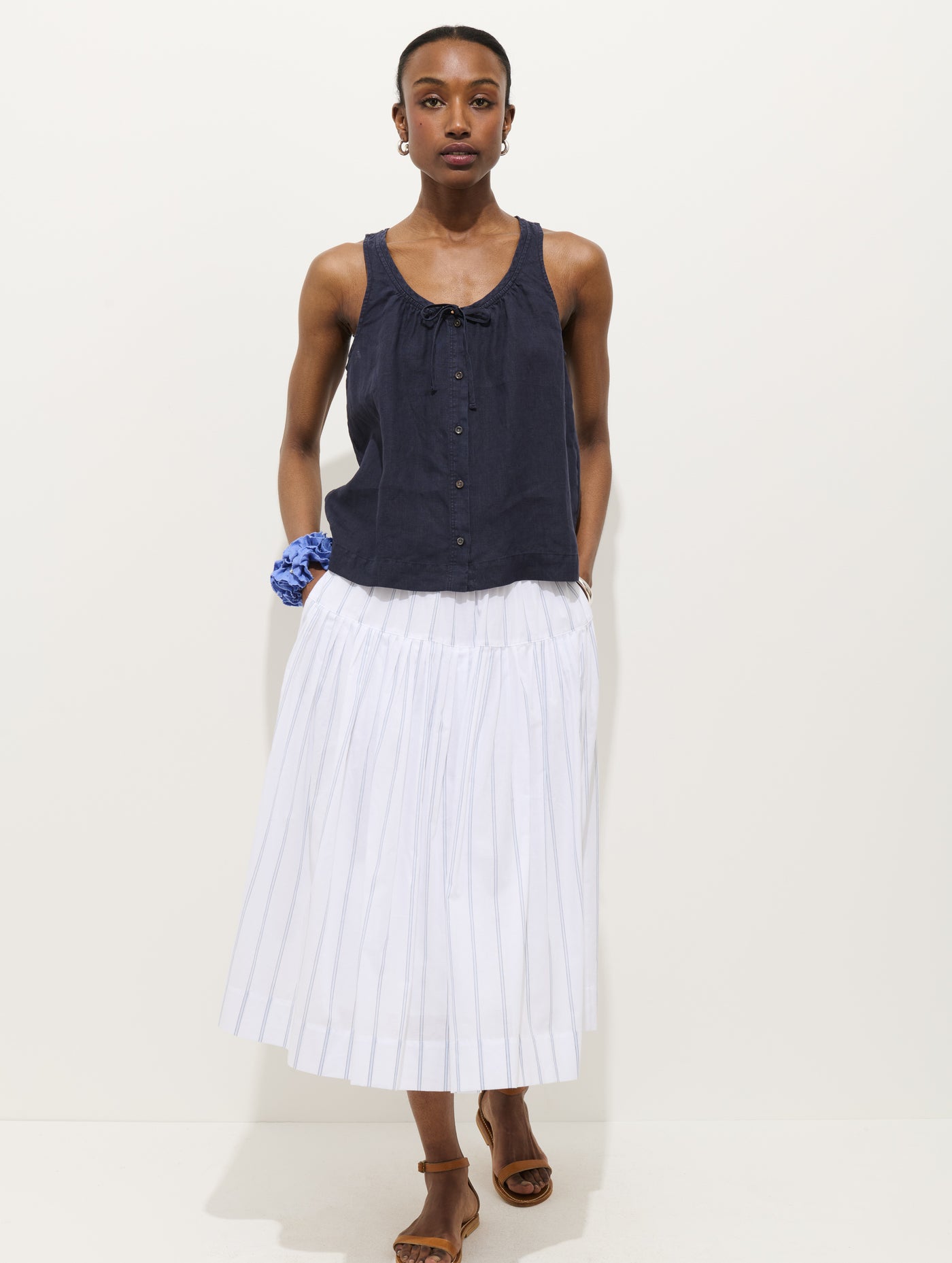 Sydney Top In Linen