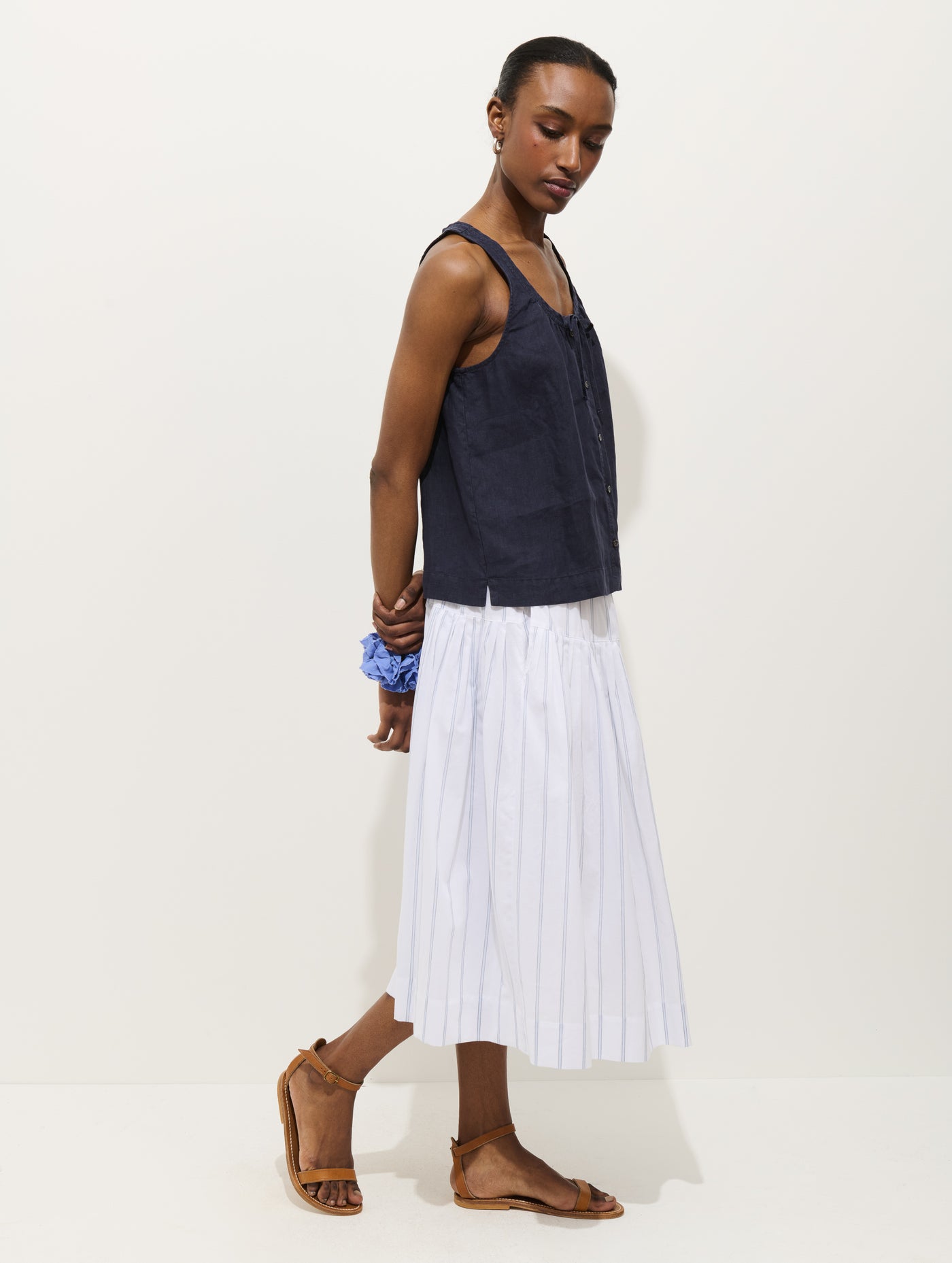 Sydney Top In Linen