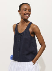 Sydney Top In Linen