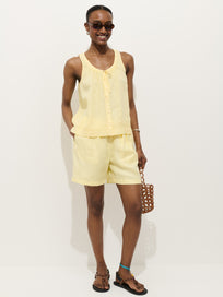 Hudson Short In Linen