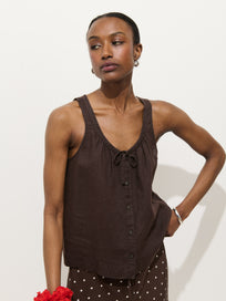 Sydney Top In Linen