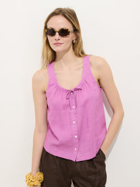 Sydney Top In Linen