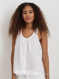 Sydney Top In Linen