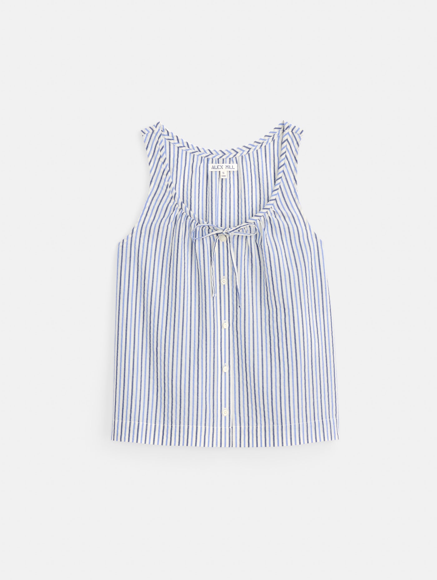 Sydney Stripe Top In Seersucker