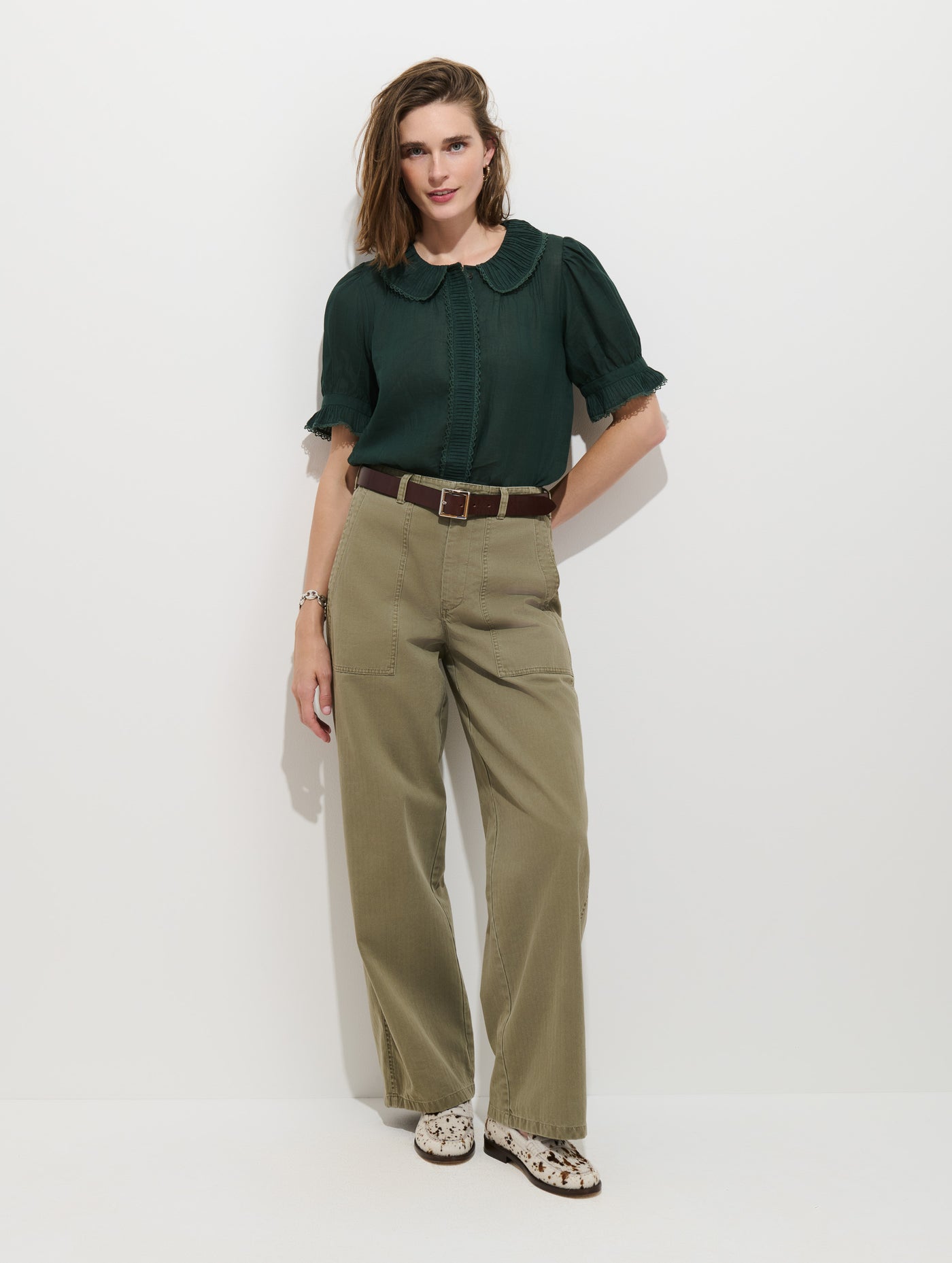 Lucia Top in Ramie