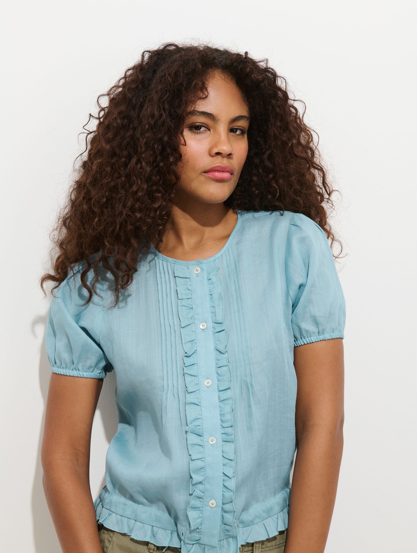 Brittany Top In Ramie
