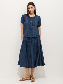 Brittany Skirt In Ramie