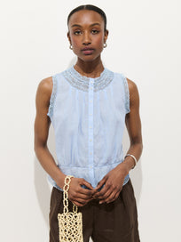 Collette Top In Ramie