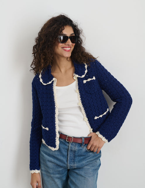 Molly Hand-Crochet Cardigan