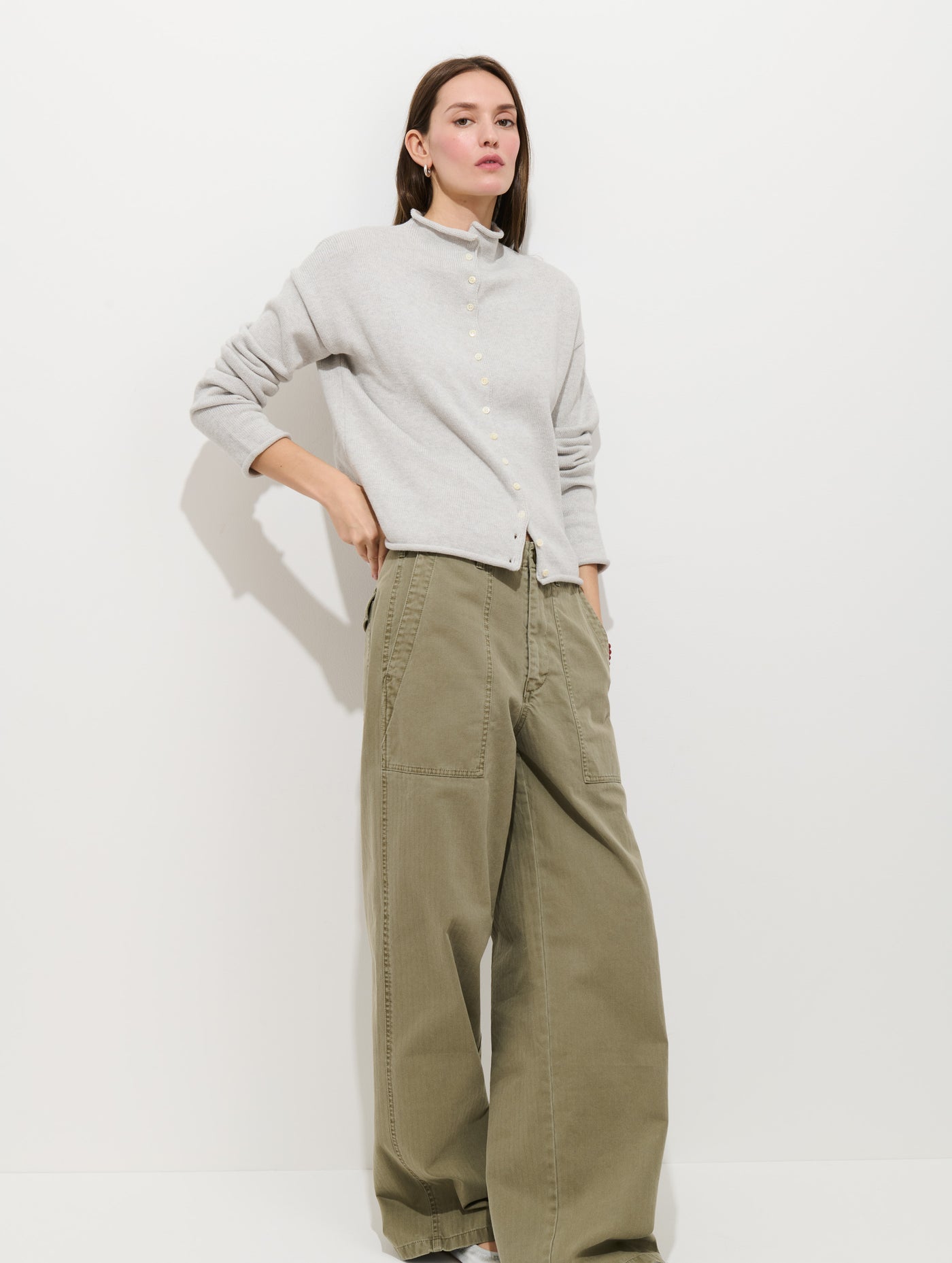 Taylor Cardigan in Cotton Cashmere
