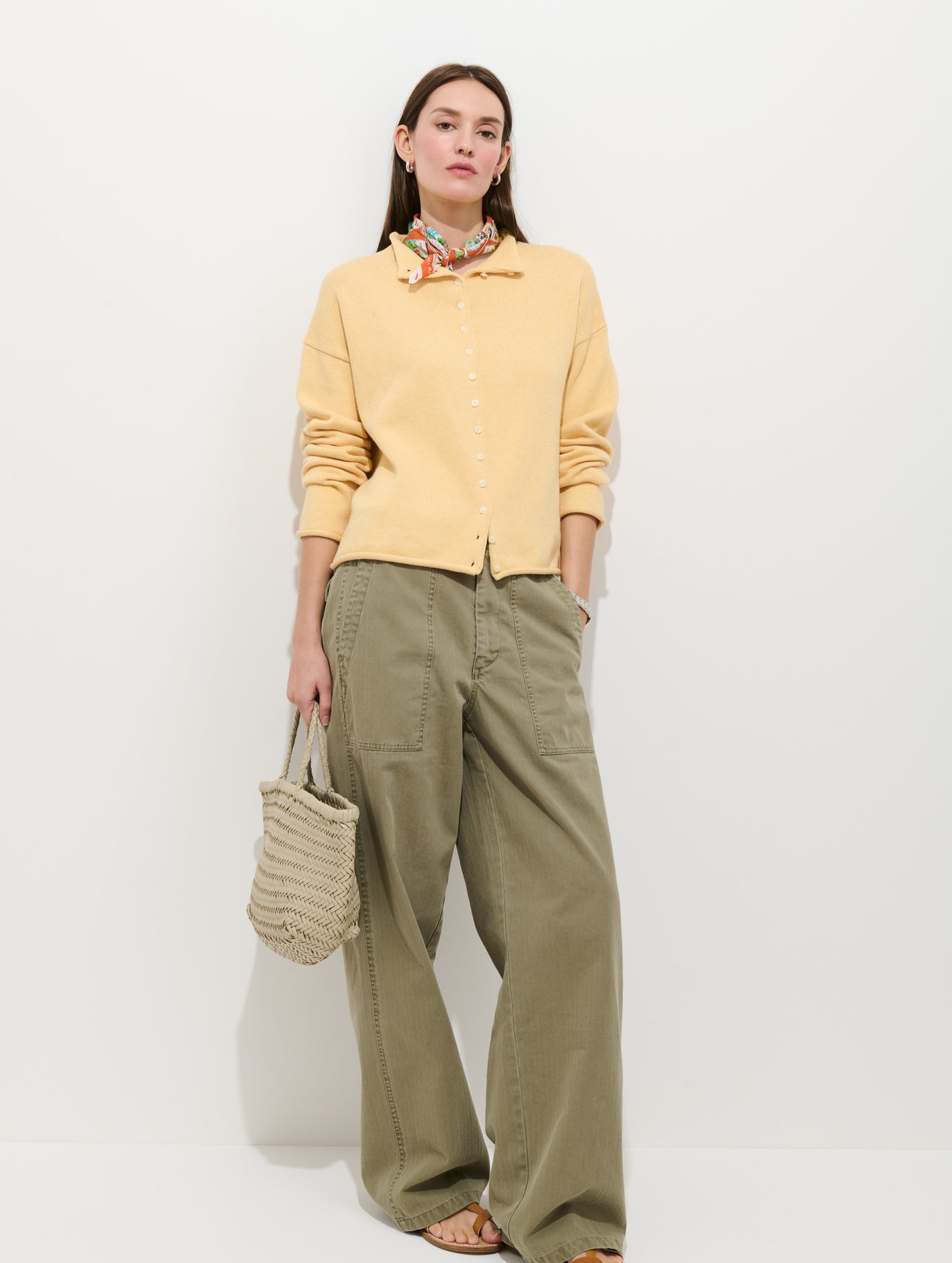 Taylor Cardigan In Cotton Cashmere