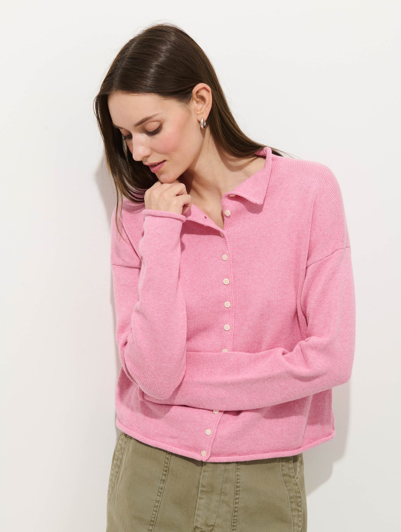 Taylor Cardigan in Cotton Cashmere
