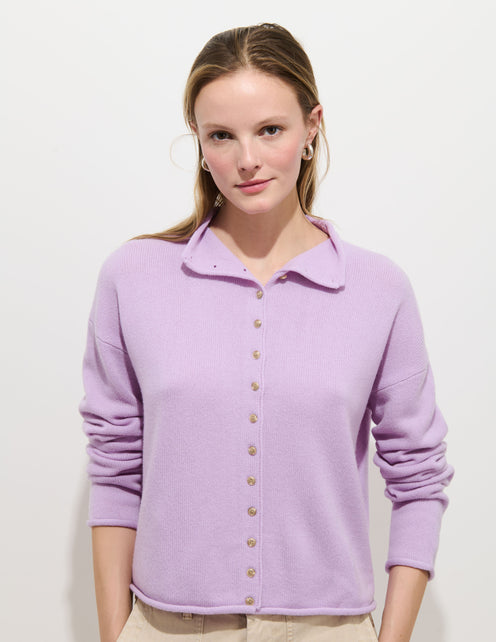 Taylor Cardigan in Washed Cashmere