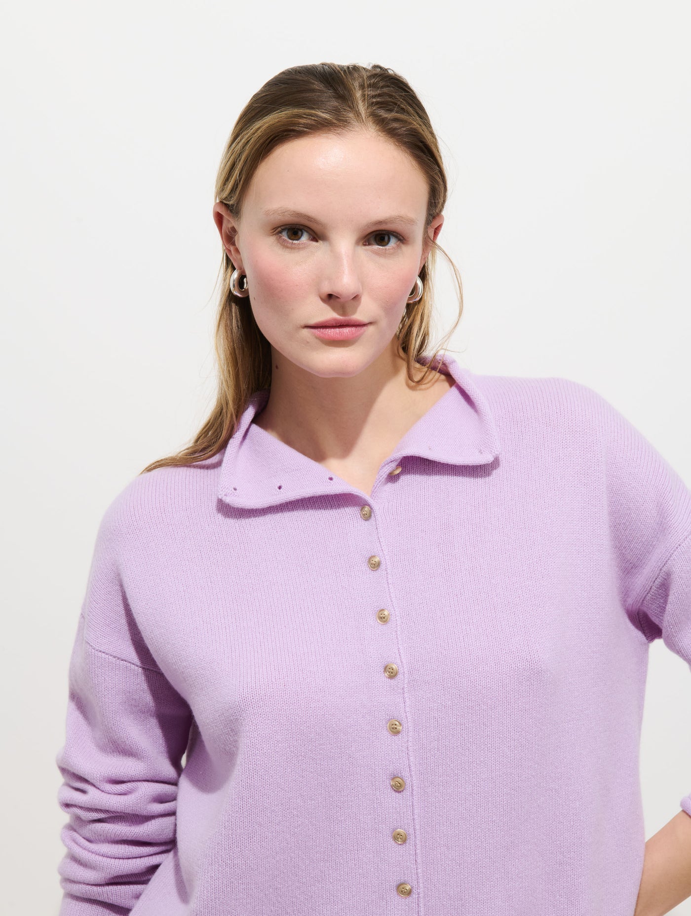 Taylor Cardigan in Washed Cashmere