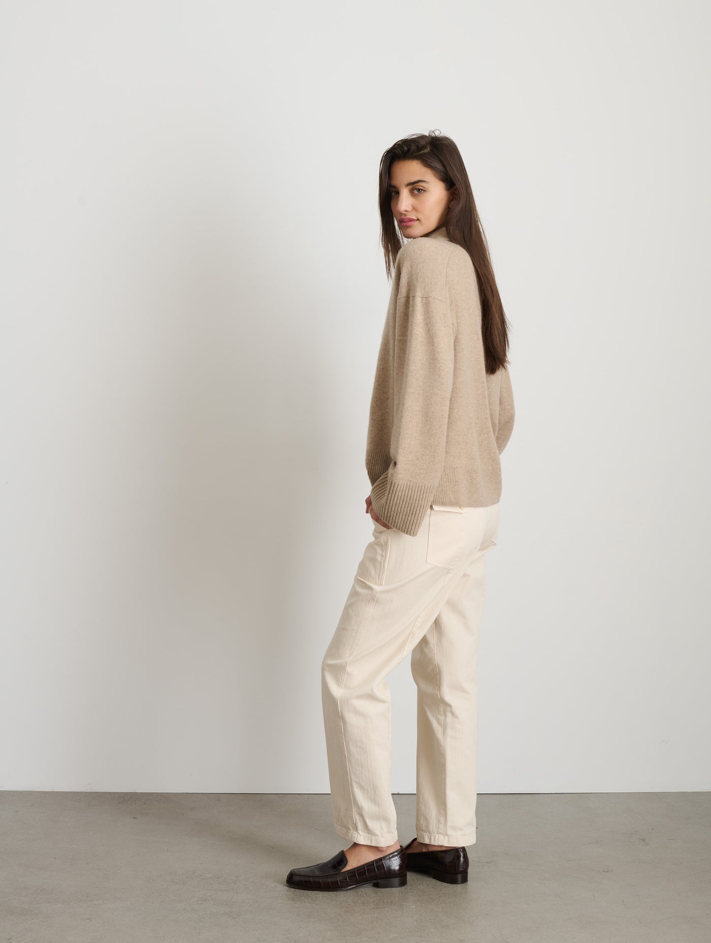 Neil Pant In Herringbone