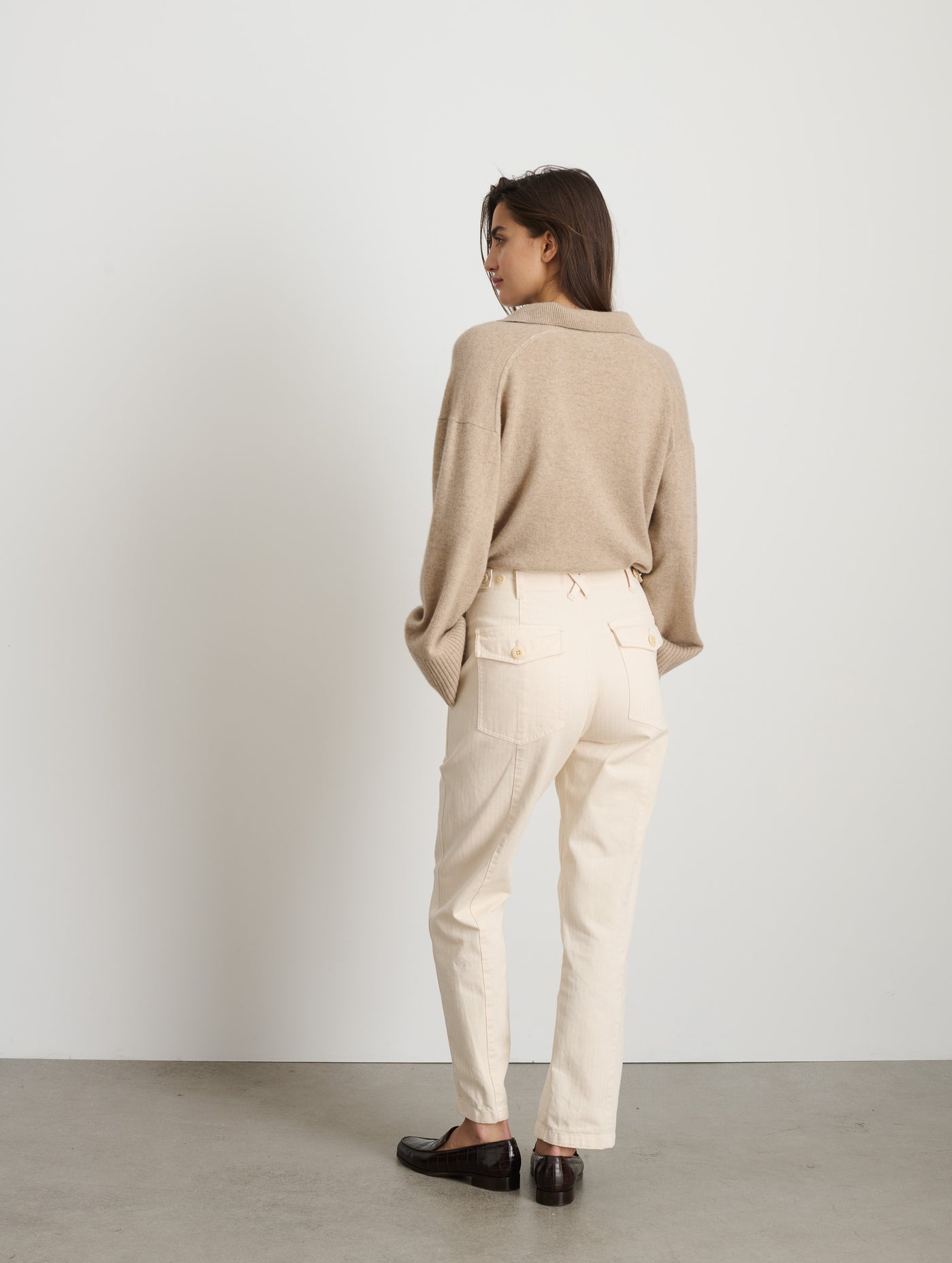 Neil Pant In Herringbone