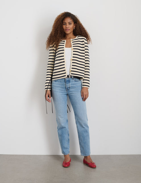 Paris Sweater Jacket in Stripe