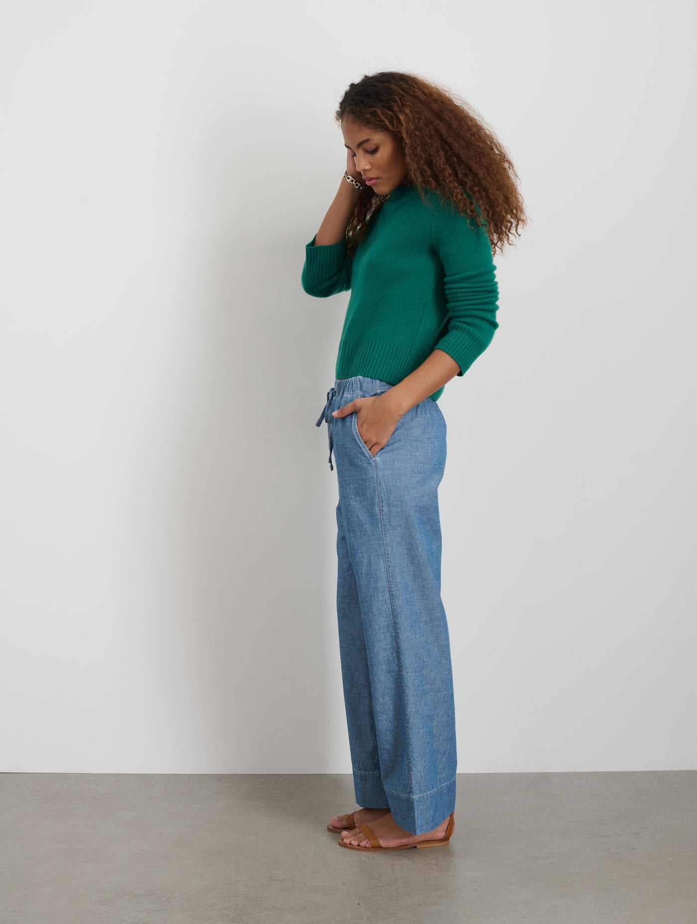 Marais Sweater in Washed Cashmere
