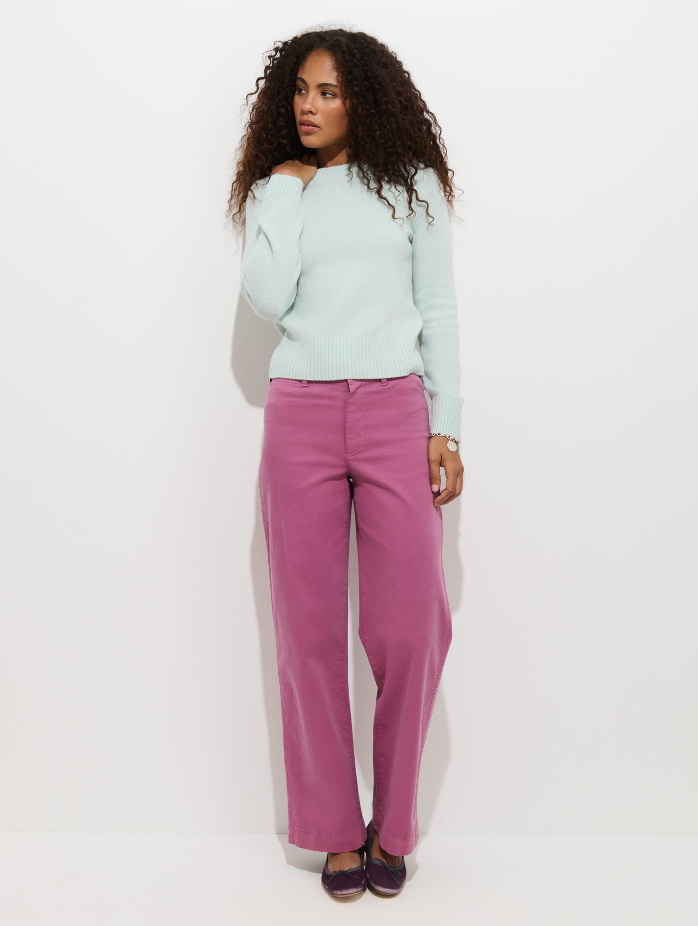 Marais Sweater in Washed Cashmere
