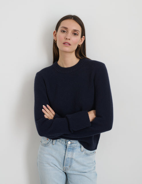 Marais Sweater in Washed Cashmere