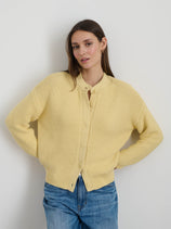Nico Cardigan In Cotton In Butter