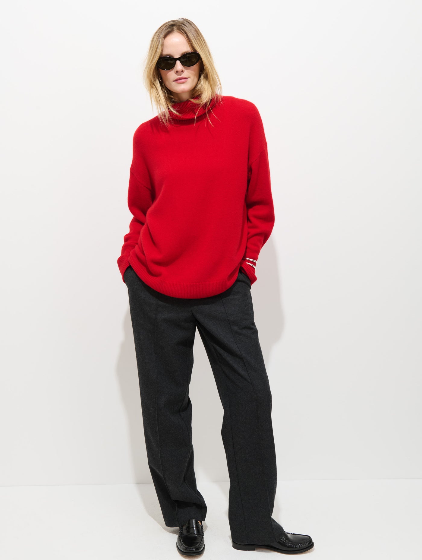 Maisie Turtleneck Sweater In Cashmere
