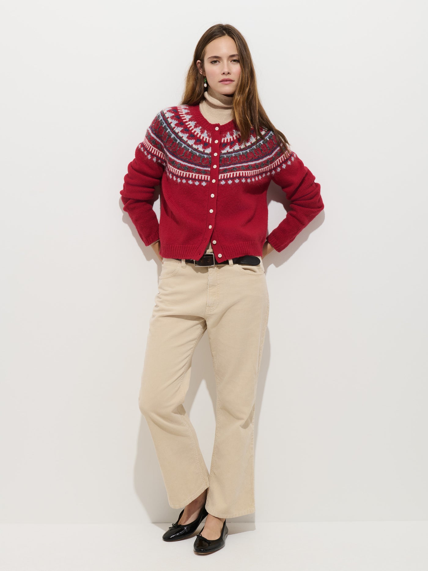 Charlotte Fair Isle Sweater in Wool