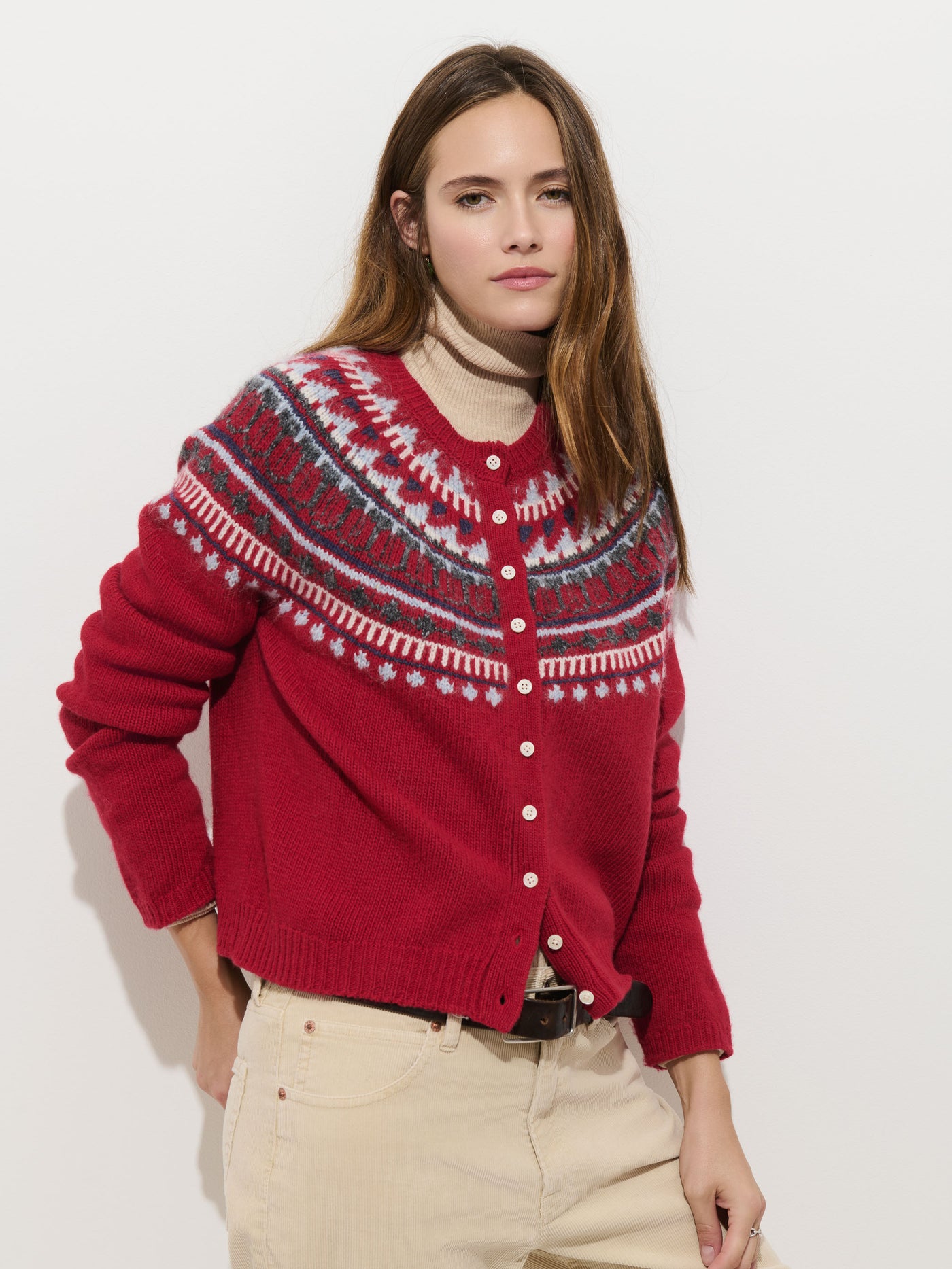 Charlotte Fair Isle Sweater in Wool