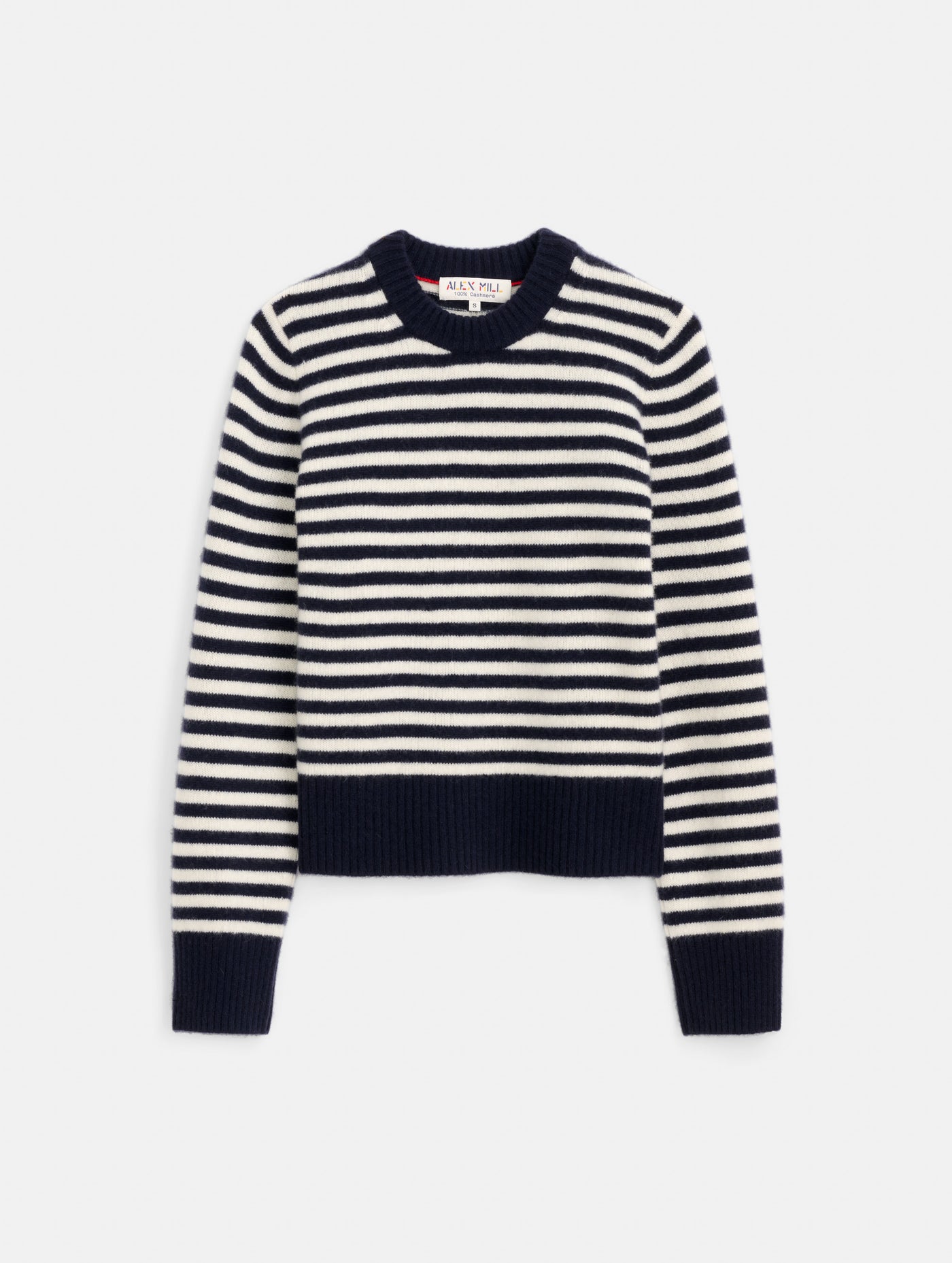 Marais Striped Sweater in Washed Cashmere