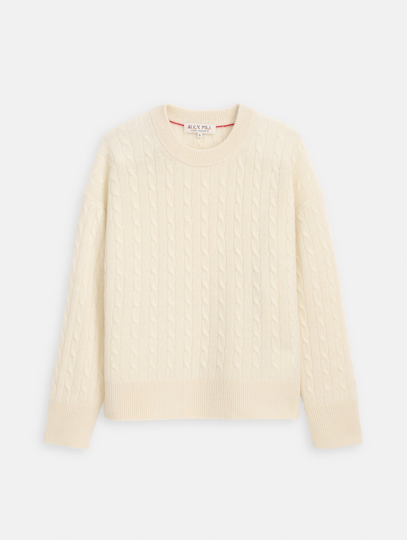 Charlie Cable Sweater In Cashmere