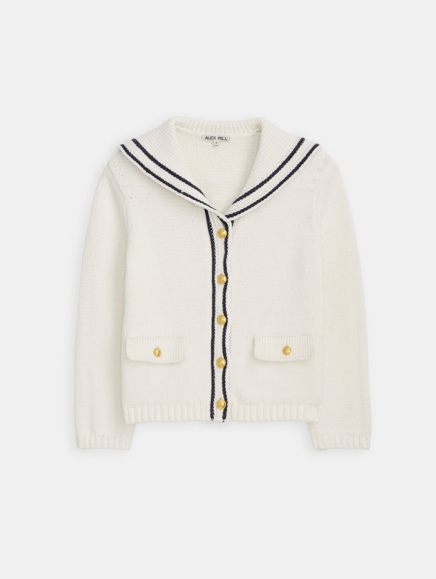 Cassie Sailor Cardigan 
In Cotton Blend