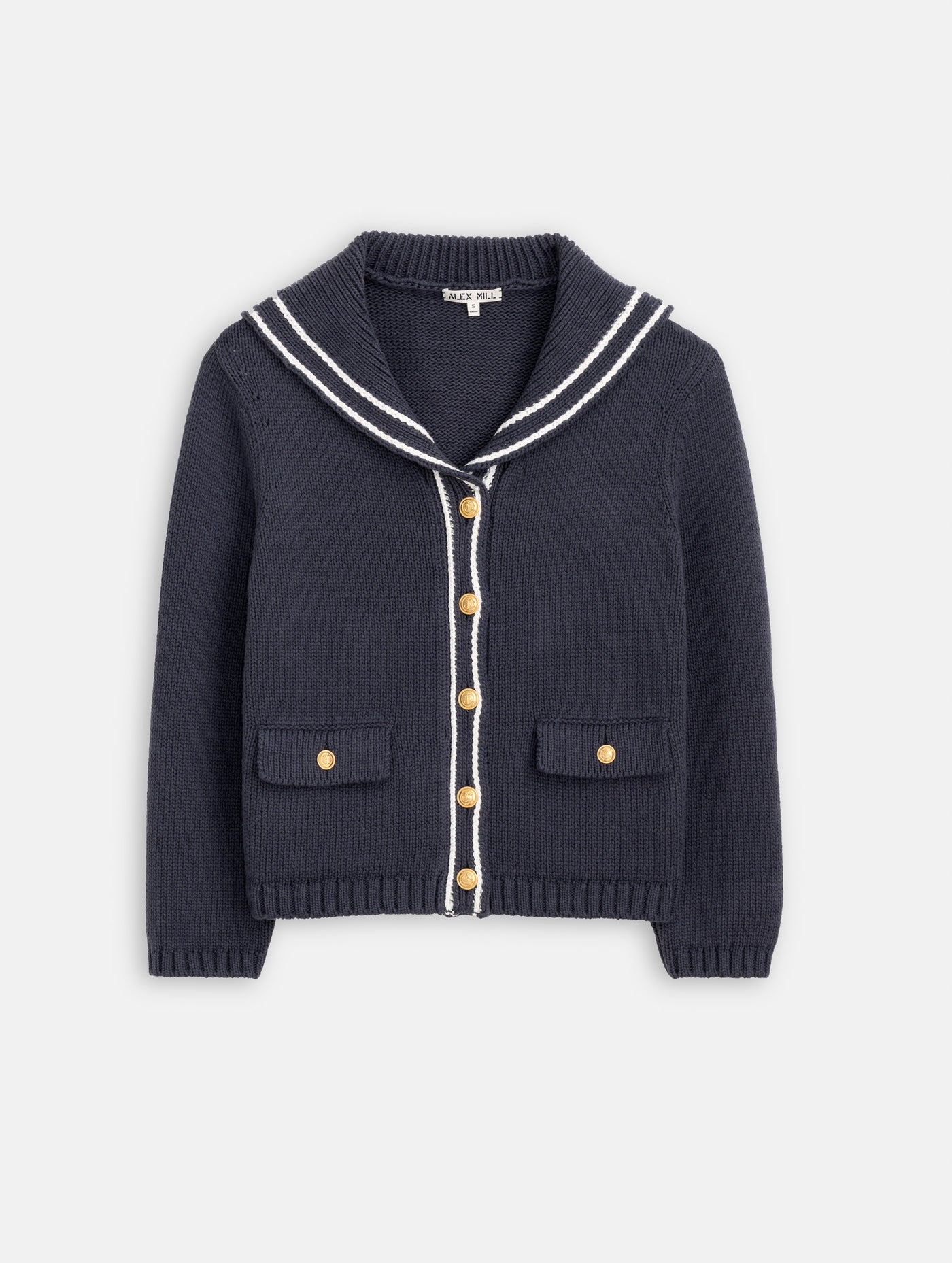 Cassie Sailor Cardigan 
In Cotton Blend