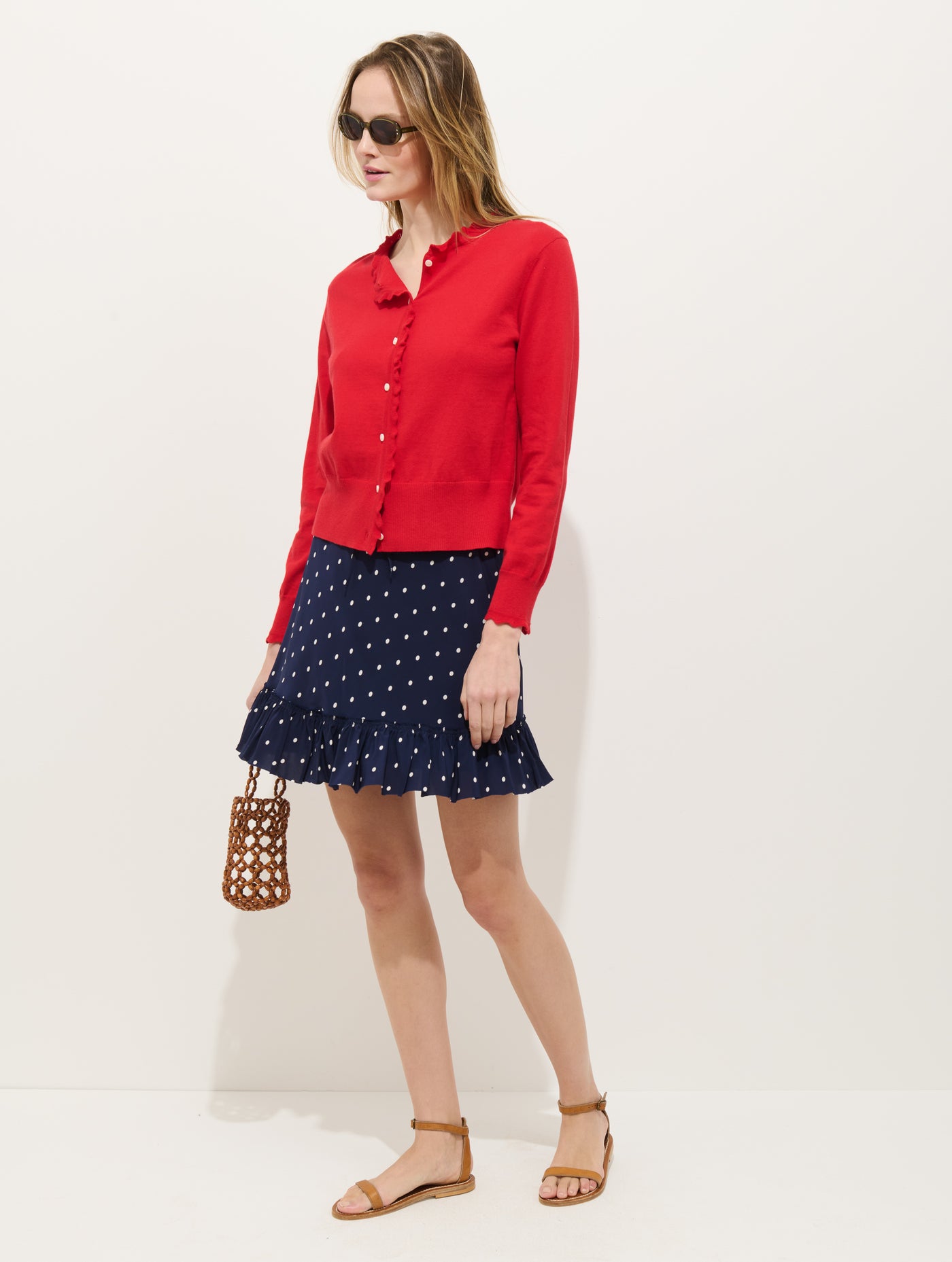 Bella Cardigan In Cotton Cashmere