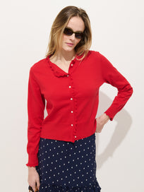 Bella Cardigan In Cotton Cashmere