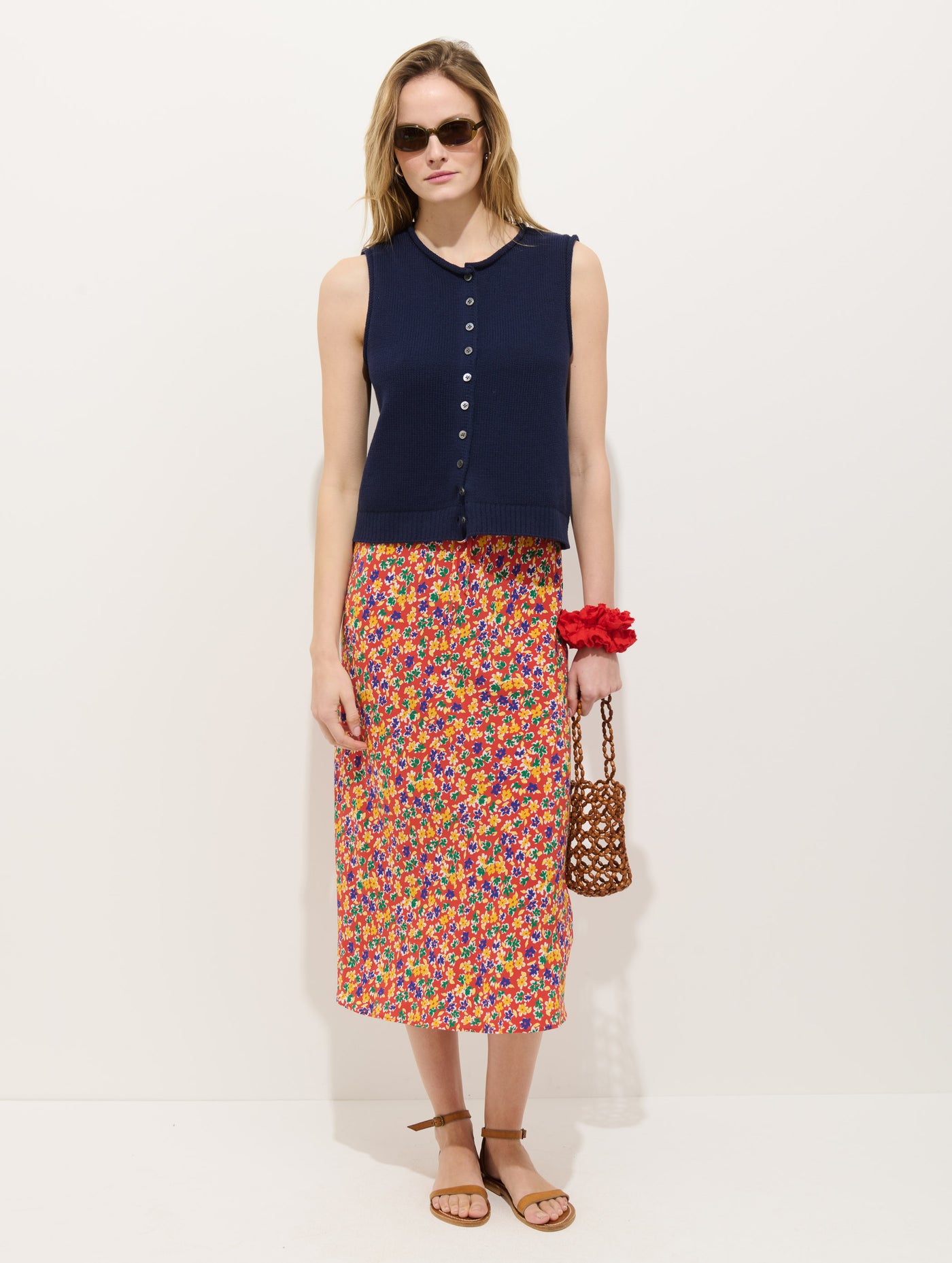Taylor Vest in Cotton