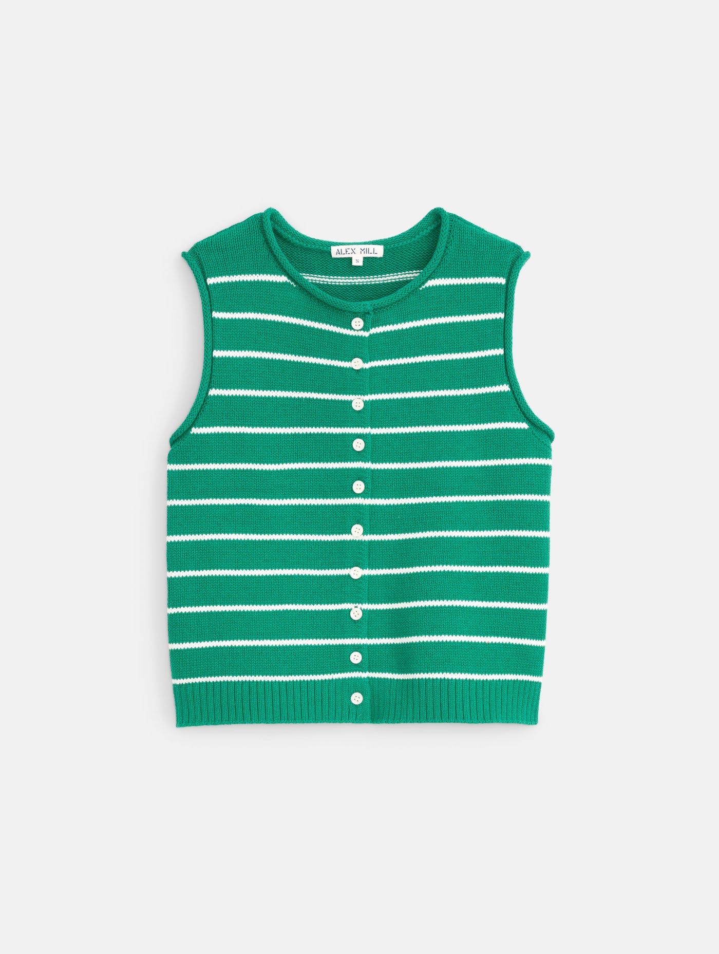 Taylor Striped Vest in Cotton
