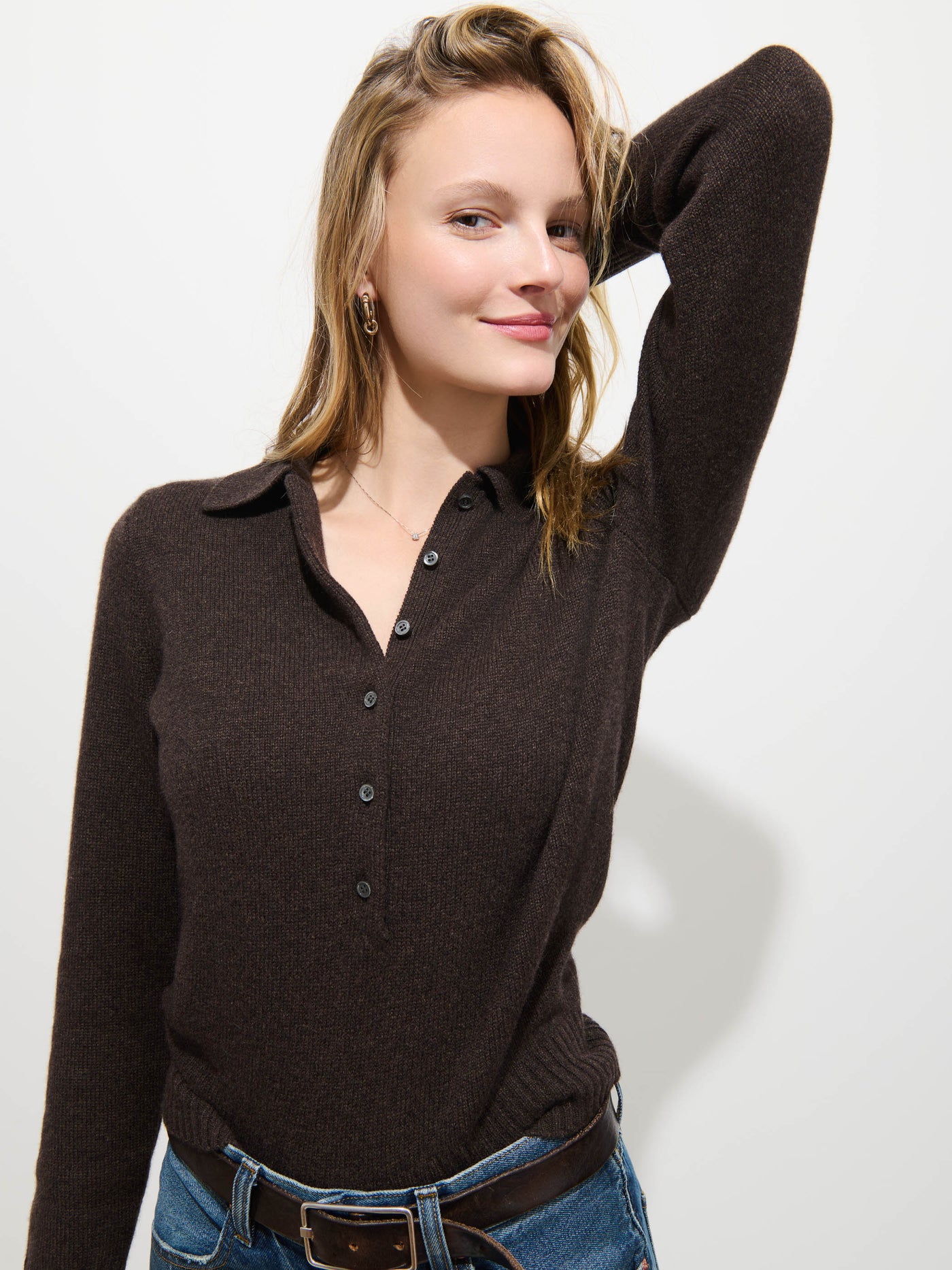 Park Polo in Washed Cashmere