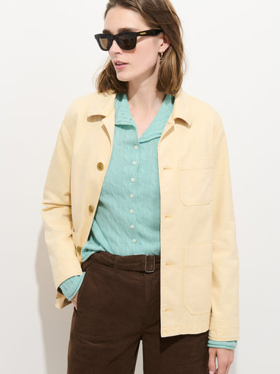 Britt Work Jacket In Herringbone