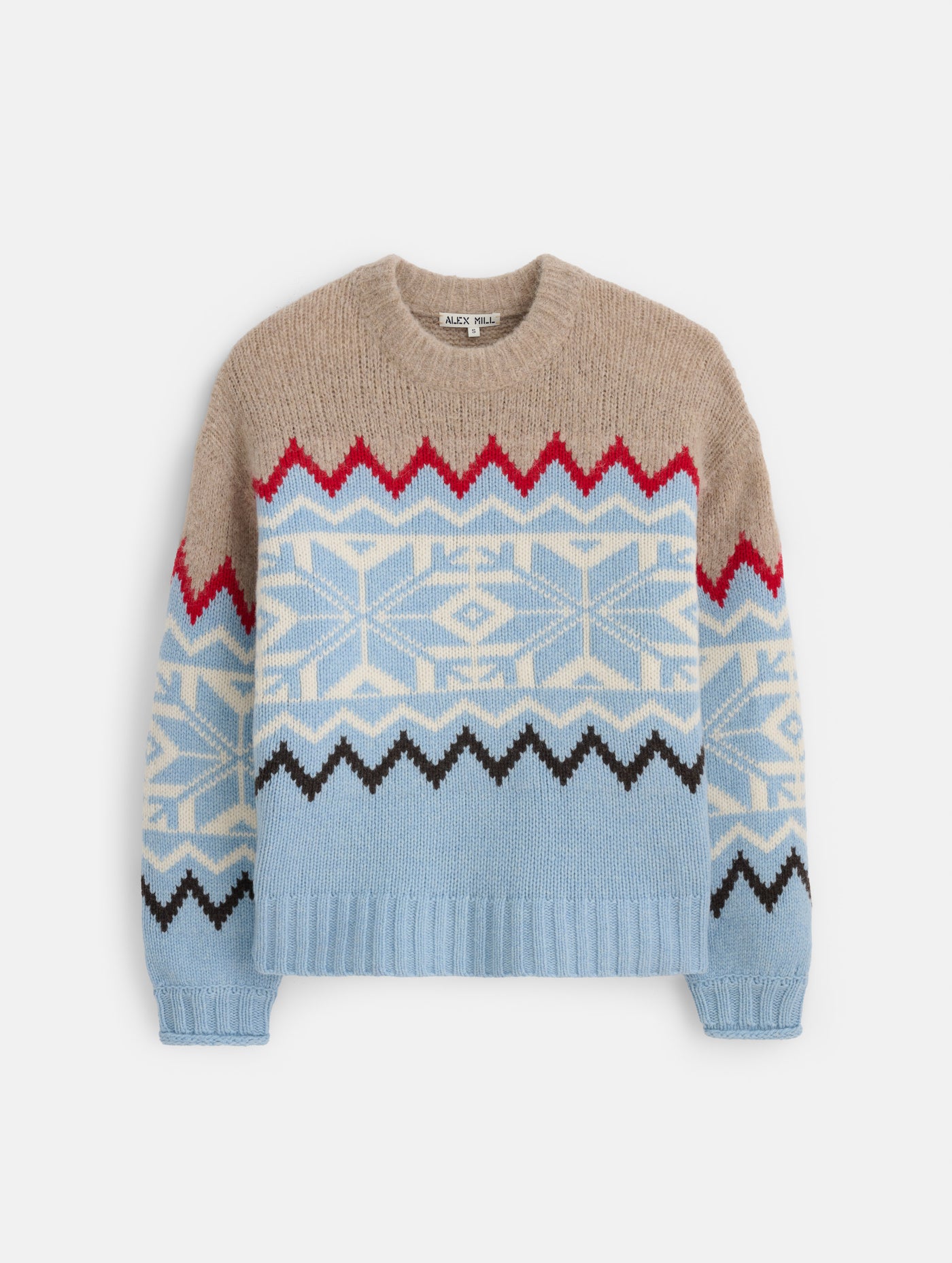 Stowe Fair Isle Sweater in Wool