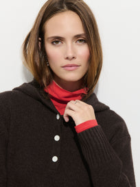 Surrey Hoodie in Washed Cashmere